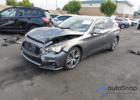 2018 Infiniti Q50 3.0T Sport z USA, uszkodzony, nr VIN JN1EV7AP8JM359346
